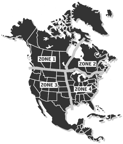 Zones Map